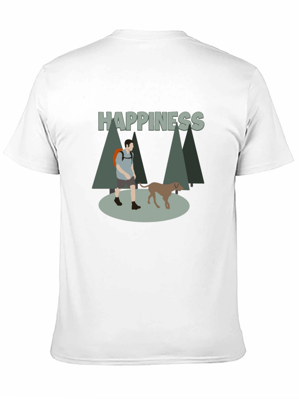 Happiness Hiking T-Shirt for Men