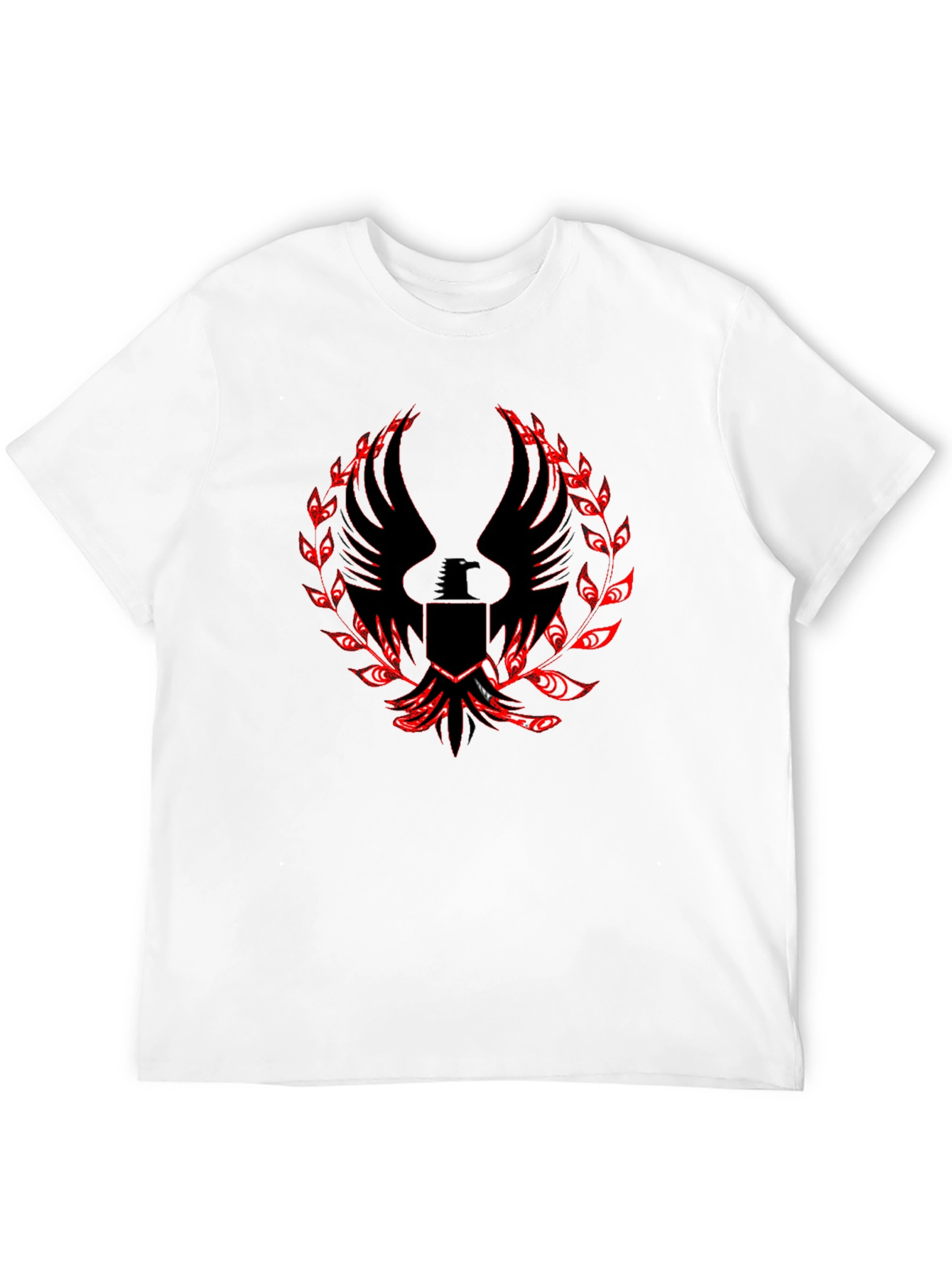 Black T-Shirt with Phoenix Graphic