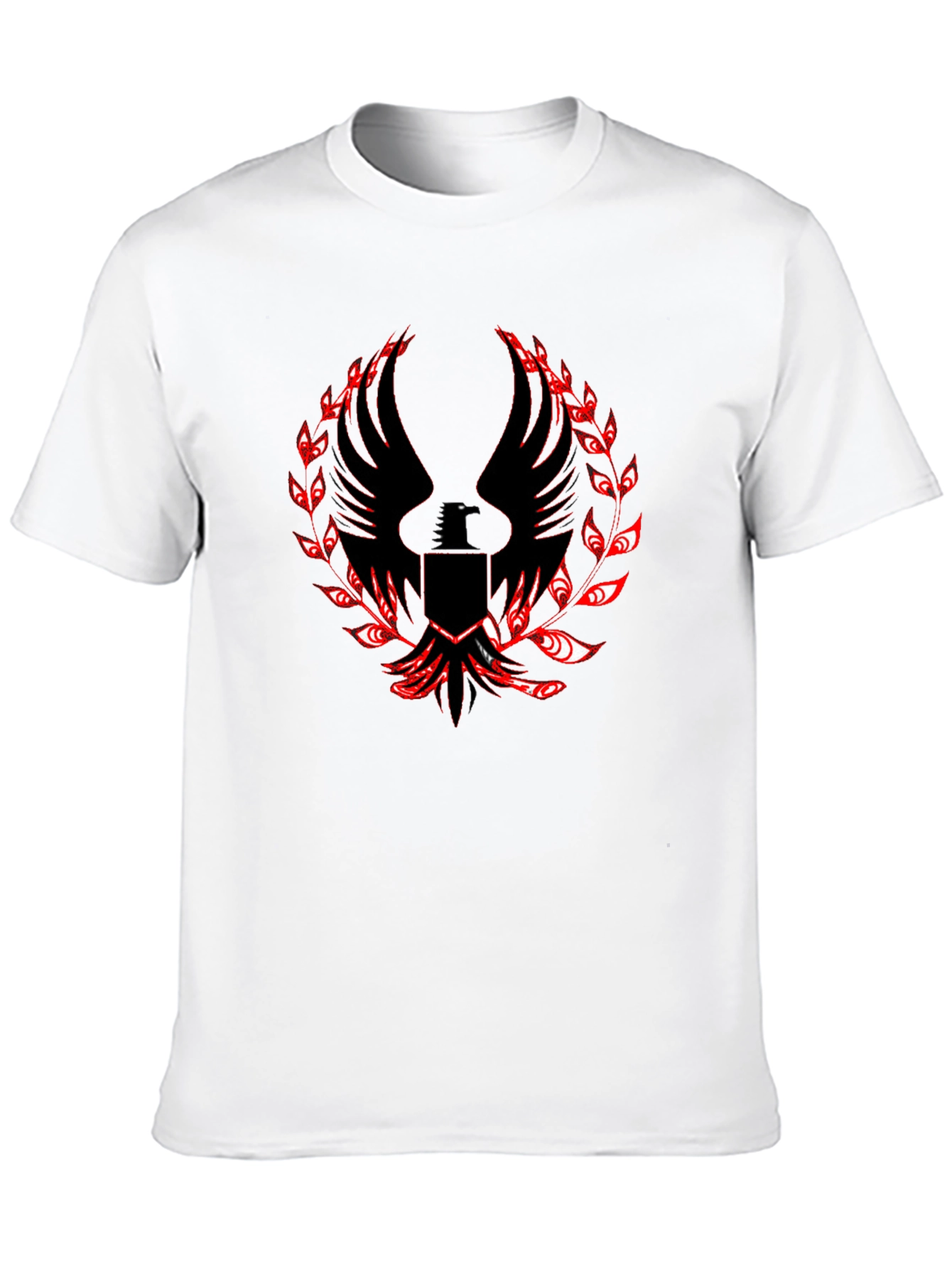 Black T-Shirt with Phoenix Graphic
