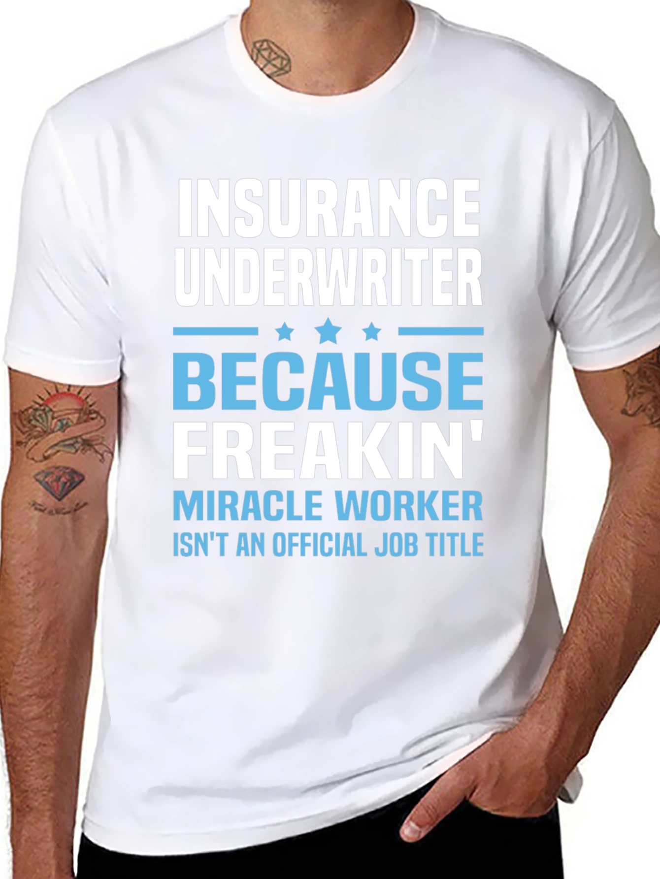 Insurance Underwriter Funny Job Title T-Shirt