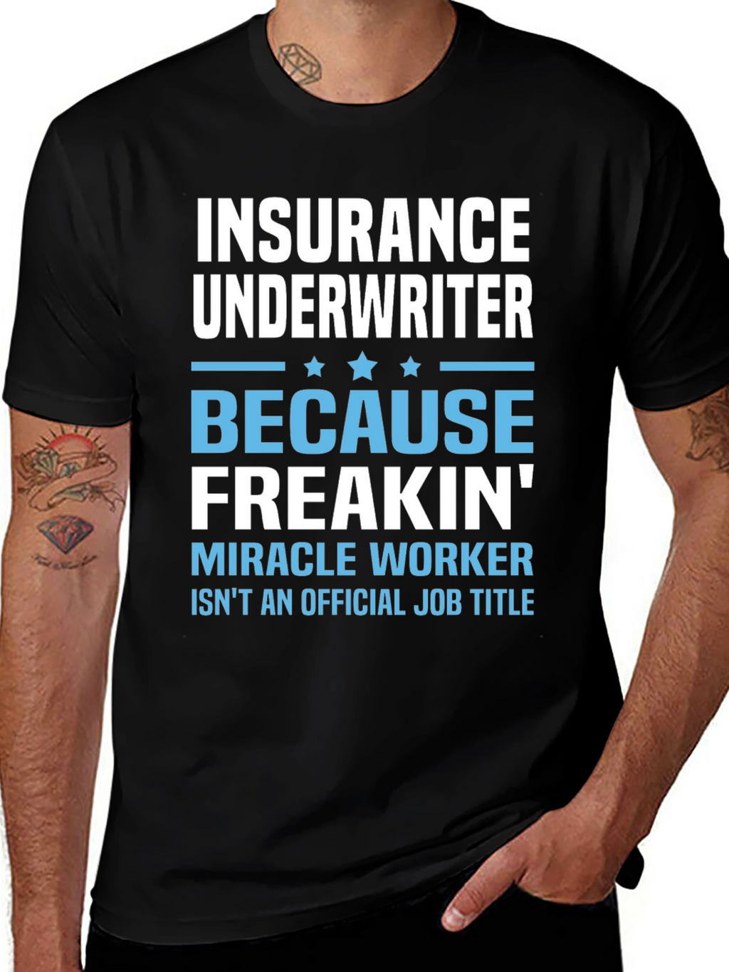 Insurance Underwriter Funny Job Title T-Shirt