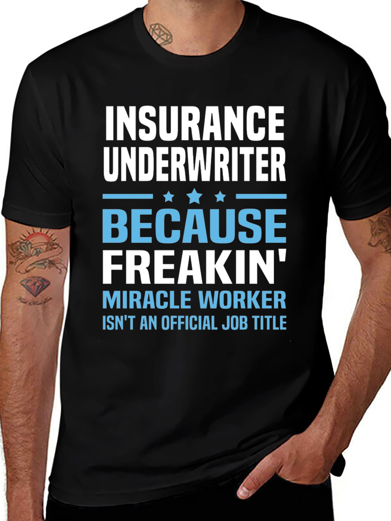 Insurance Underwriter Funny Job Title T-Shirt