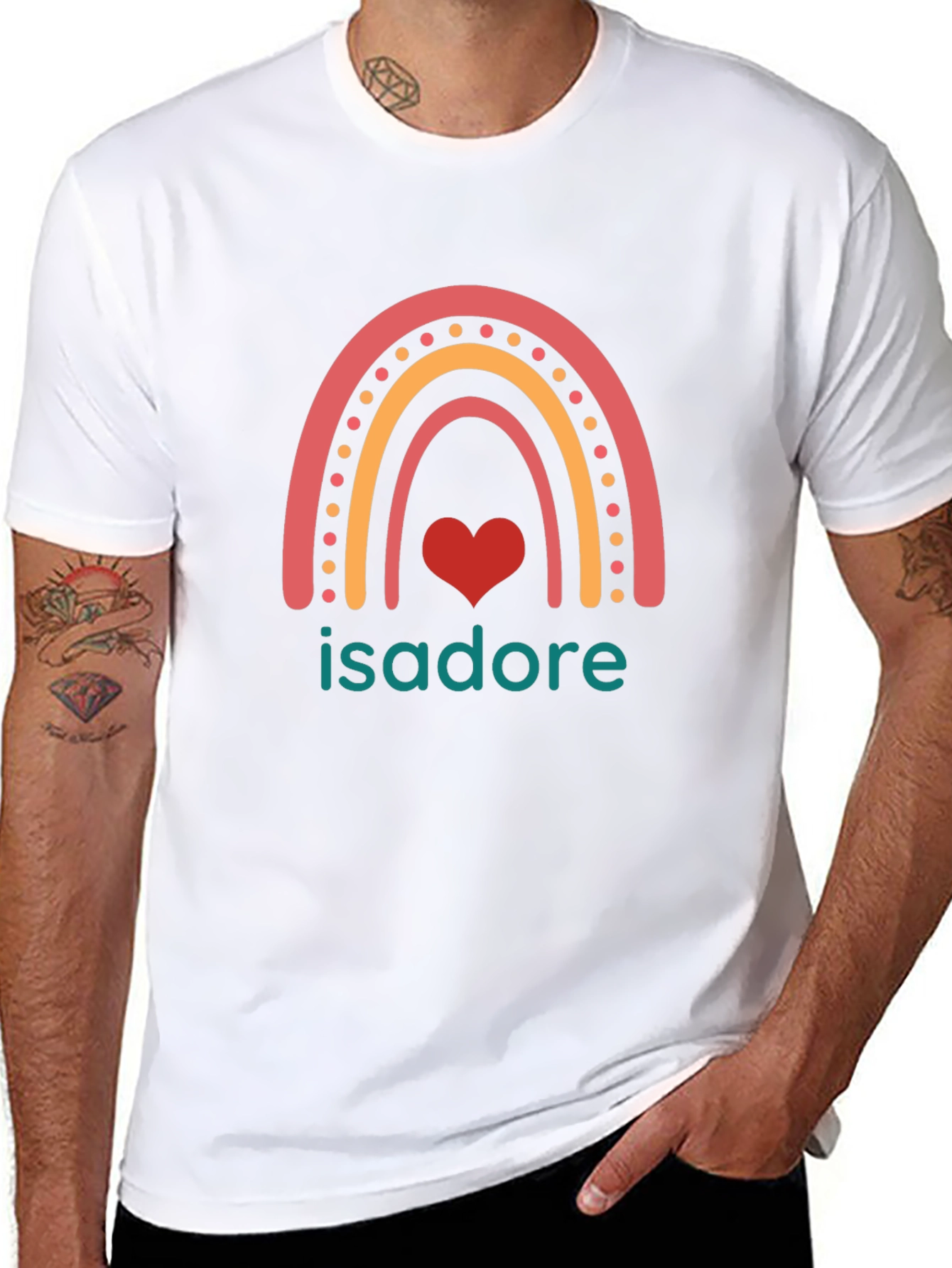 Rainbow Heart Isadore T-Shirt
