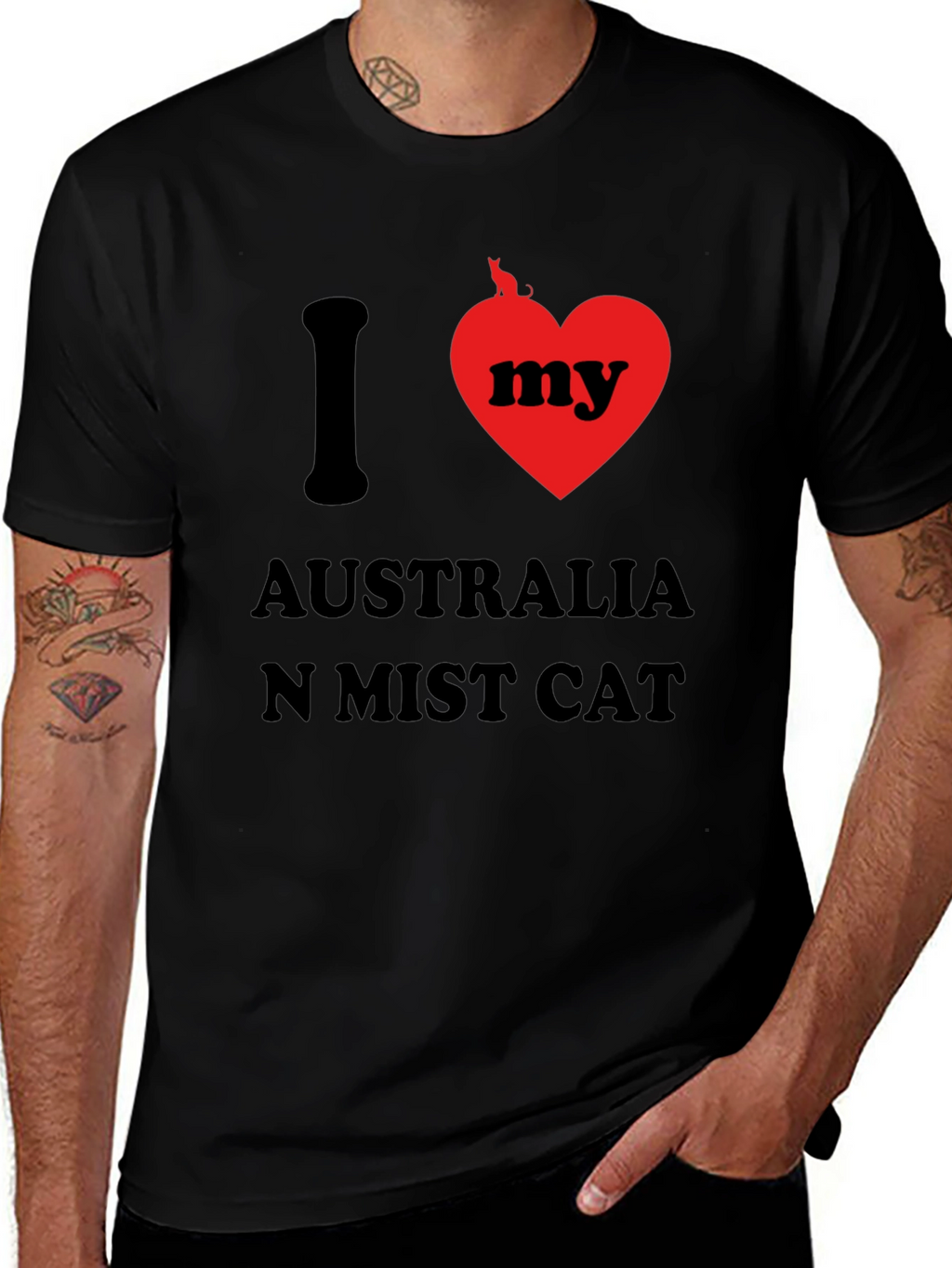 I Love My Australian Mist Cat T-Shirt