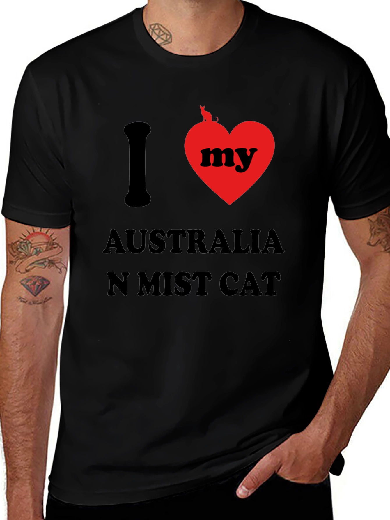 I Love My Australian Mist Cat T-Shirt
