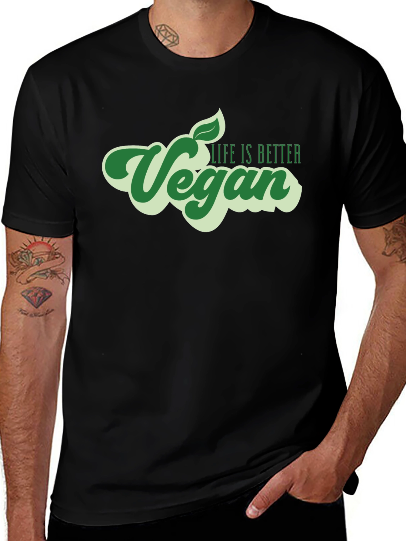 Life is Better Vegan T-Shirt - Stylish & Comfortable