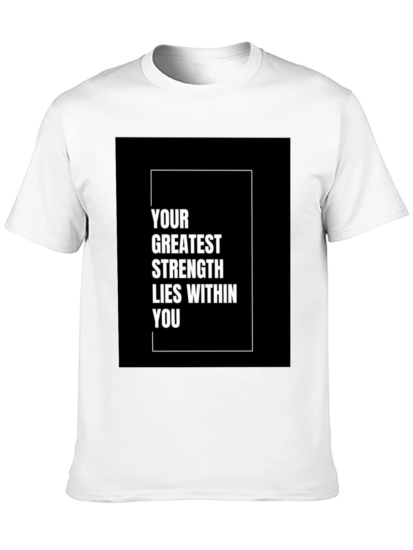 Inspirational Graphic Tee: Strength Within You