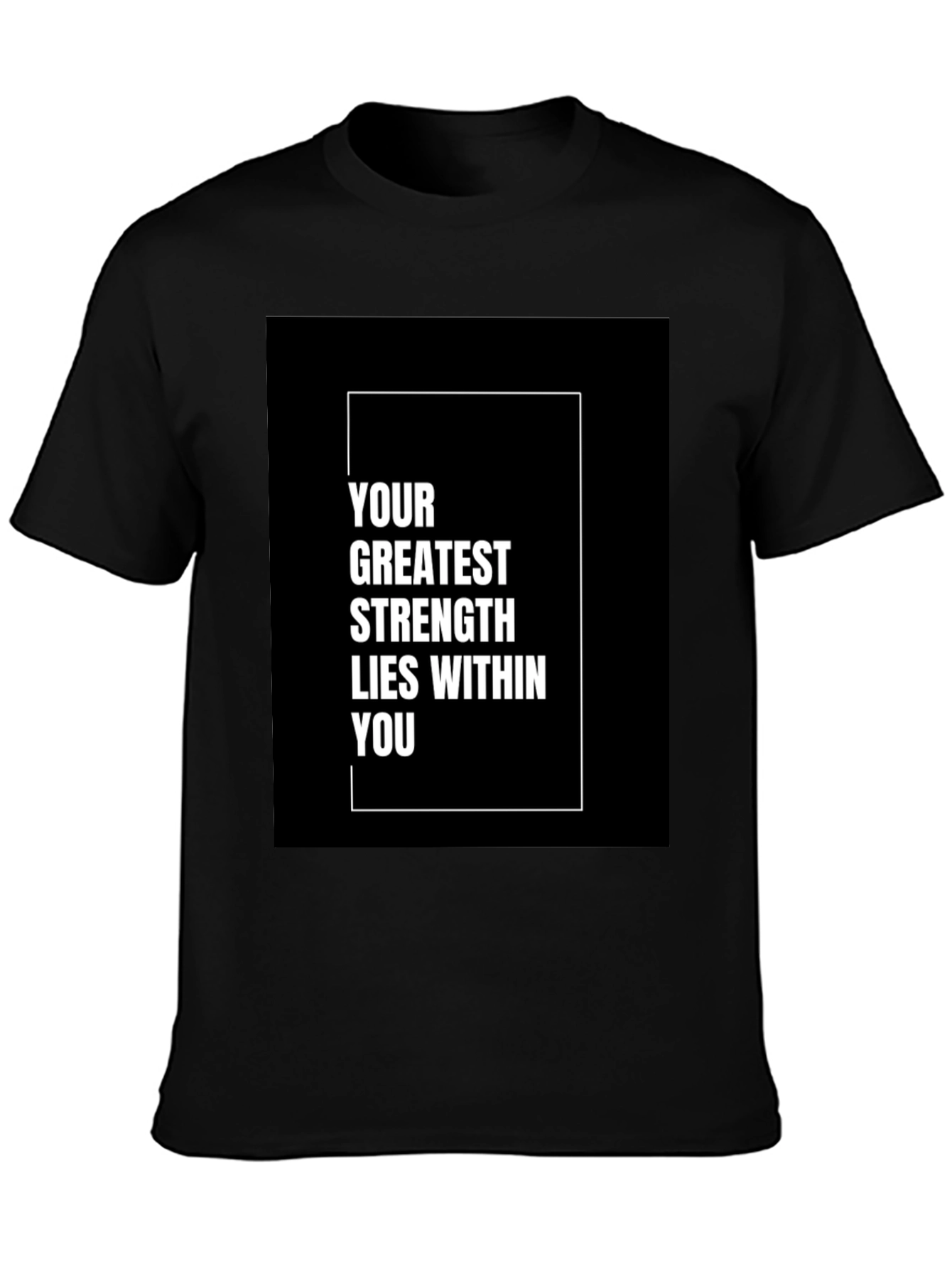 Inspirational Graphic Tee: Strength Within You