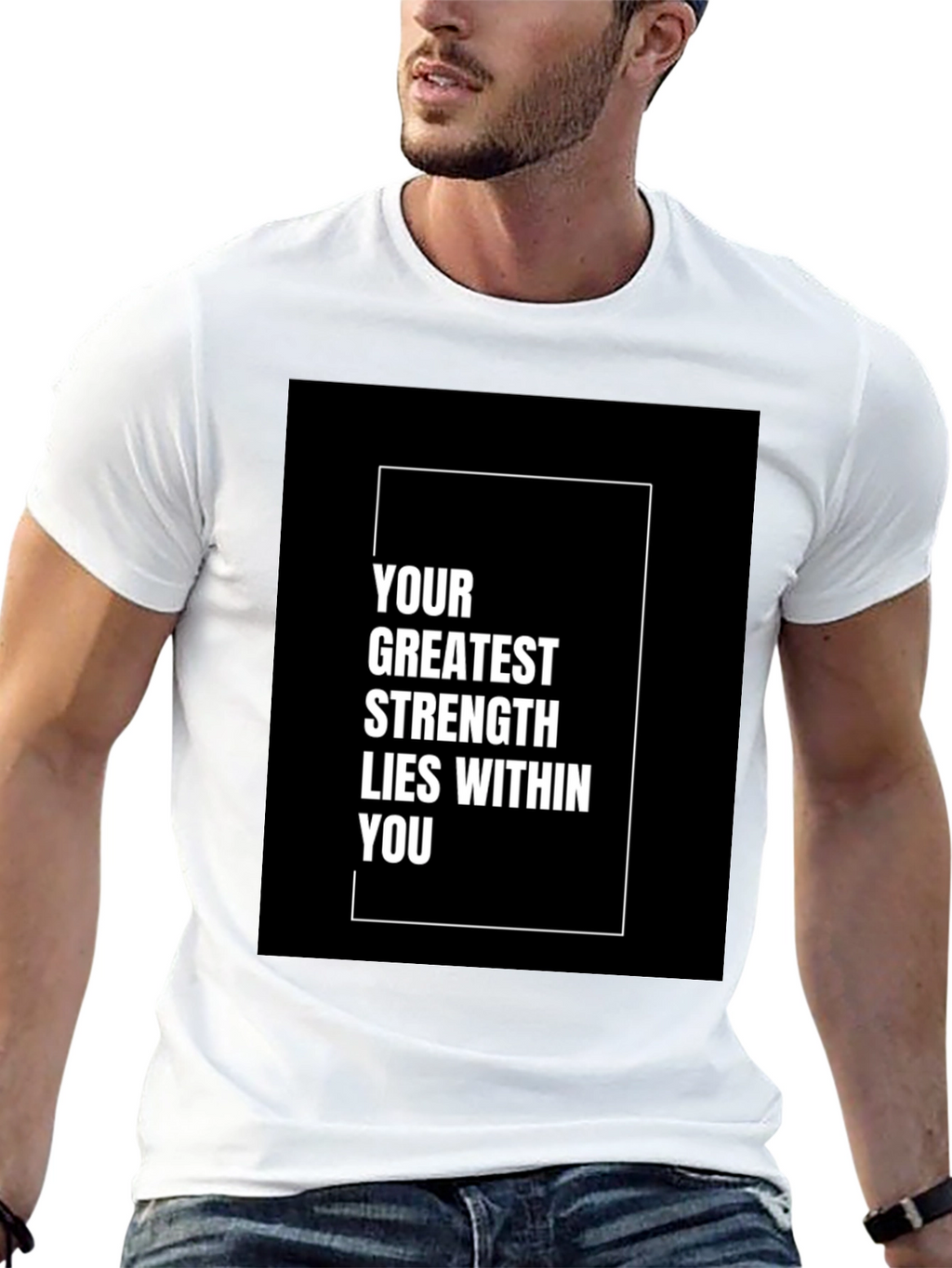 Inspirational Graphic Tee: Strength Within You