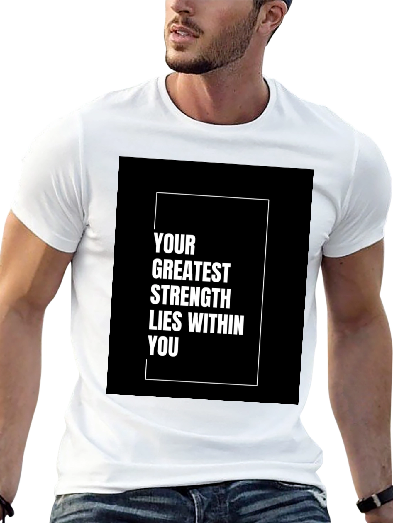 Inspirational Graphic Tee: Strength Within You