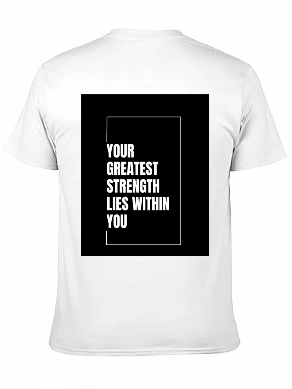 Inspirational Graphic Tee: Strength Within You