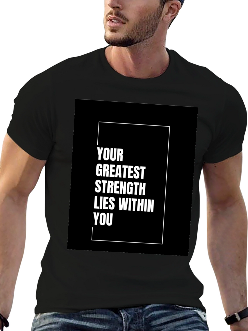 Inspirational Graphic Tee: Strength Within You