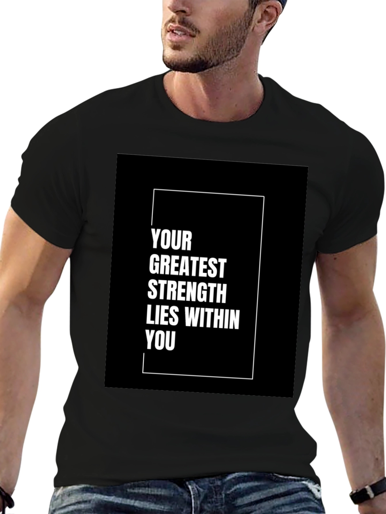 Inspirational Graphic Tee: Strength Within You