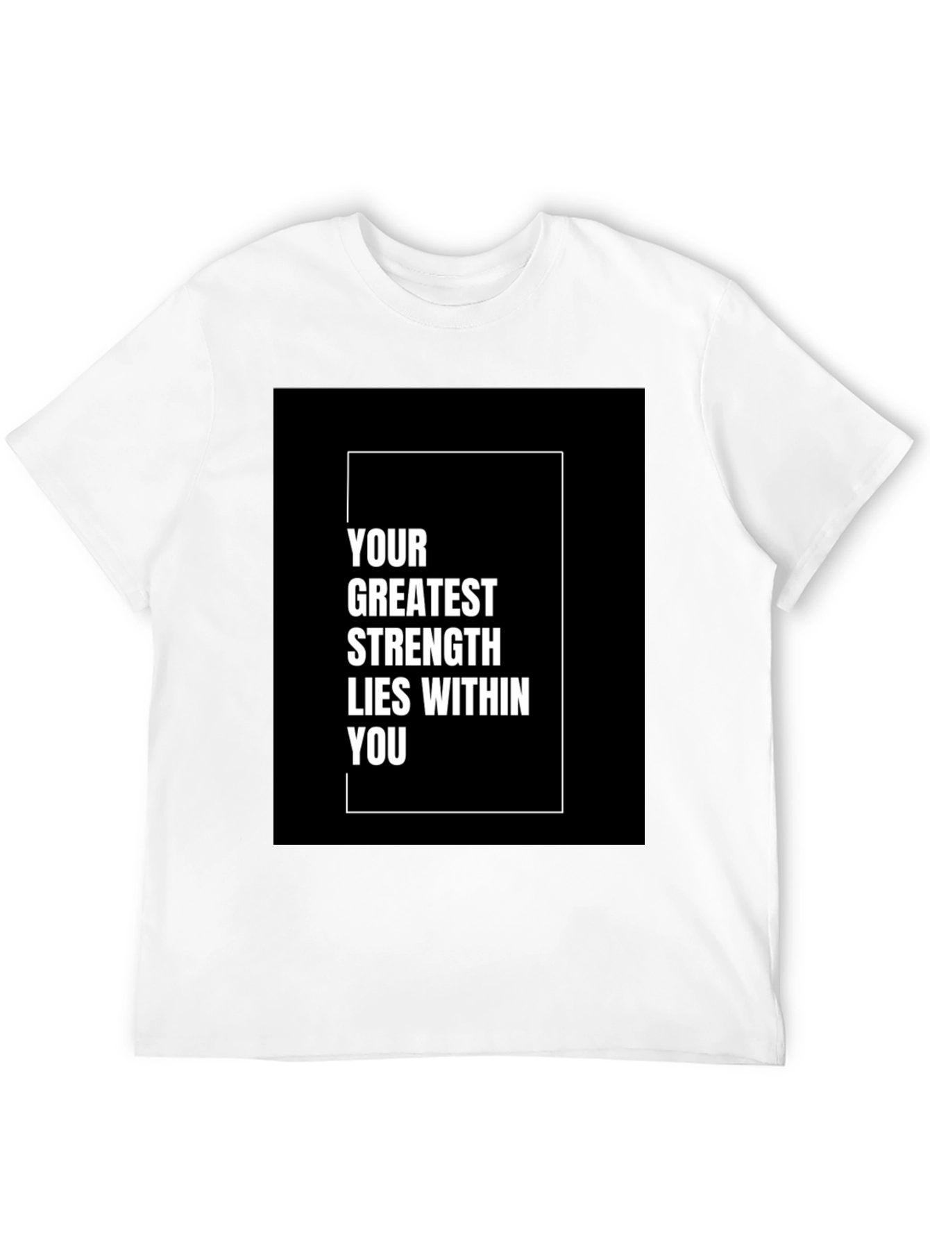 Inspirational Graphic Tee: Strength Within You