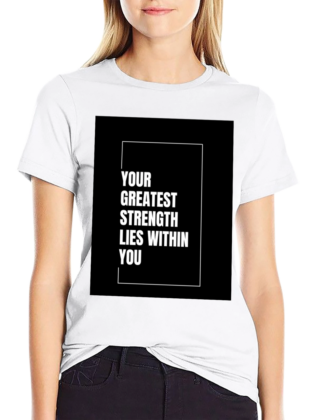 Inspirational Graphic Tee: Strength Within You