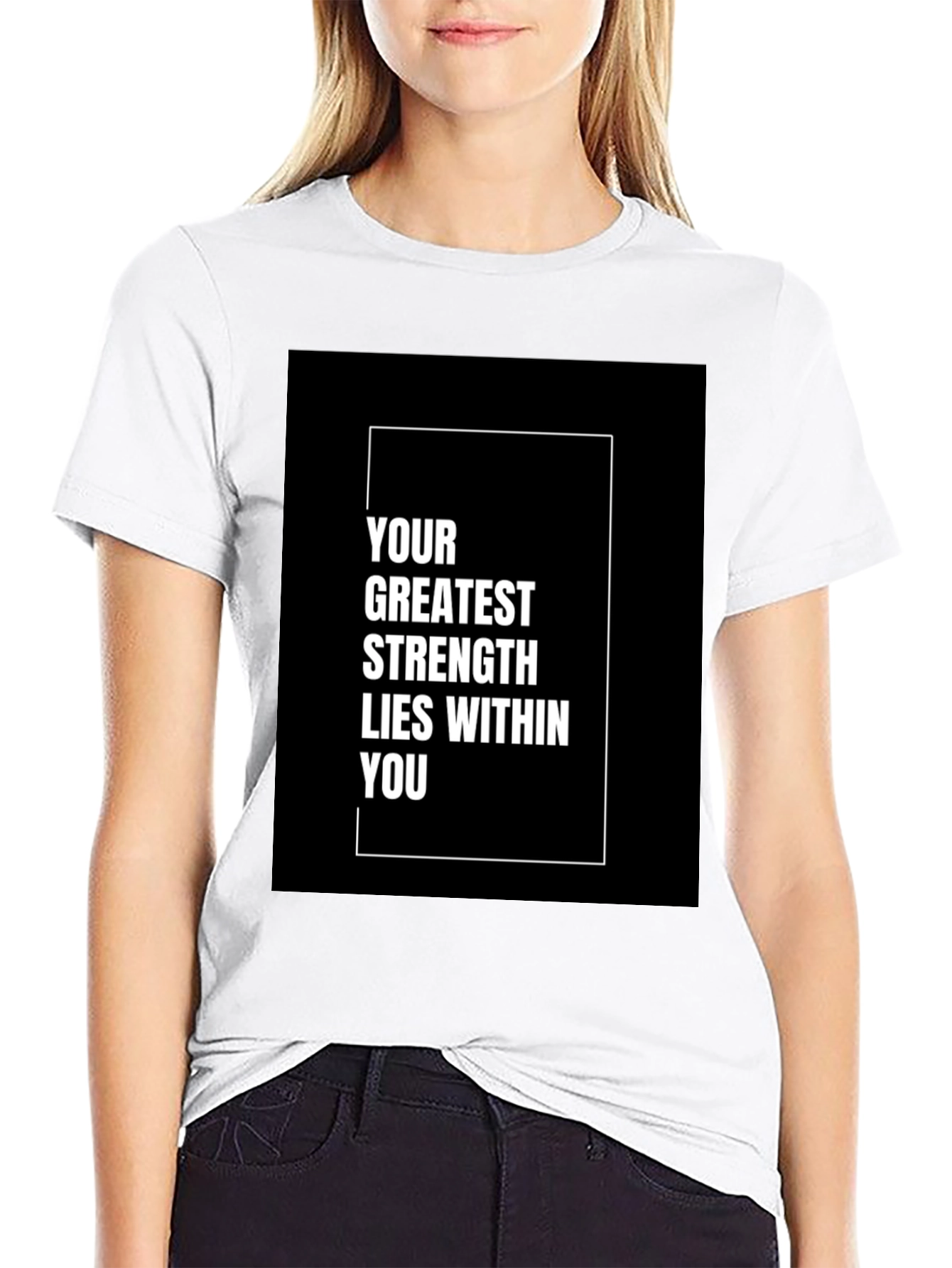 Inspirational Graphic Tee: Strength Within You