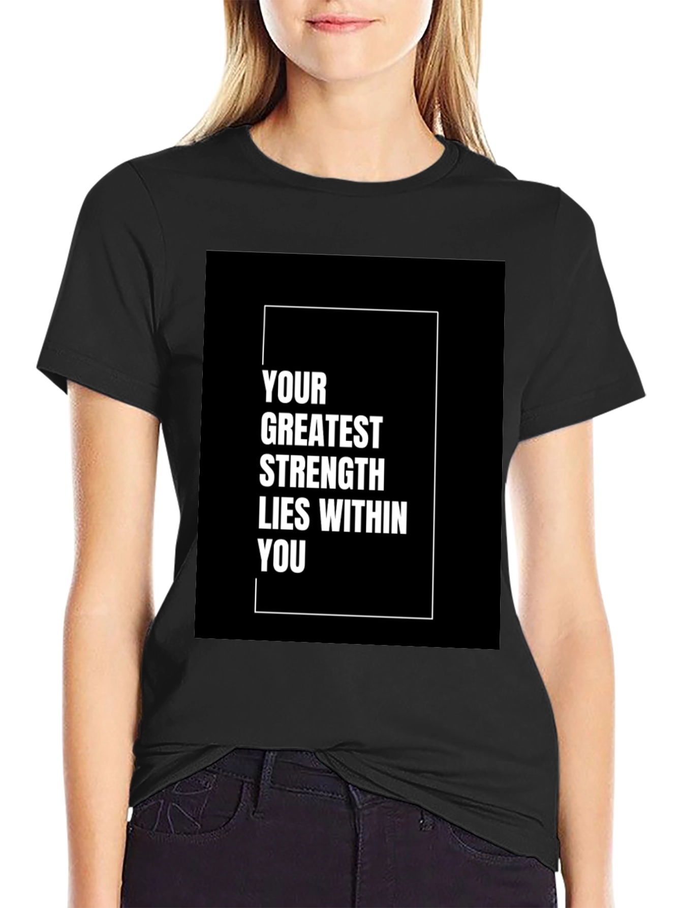 Inspirational Graphic Tee: Strength Within You