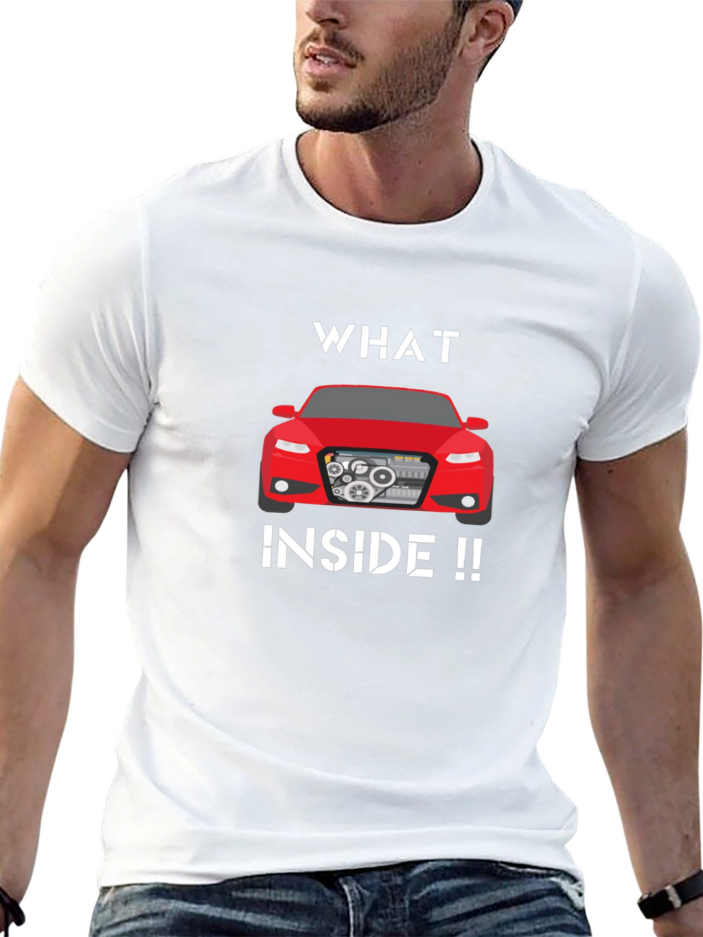 Whats Inside Red Car T-Shirt