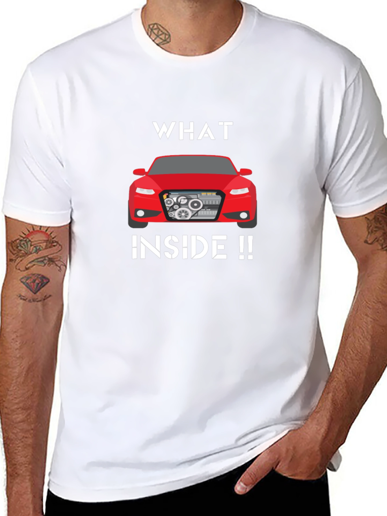Whats Inside Red Car T-Shirt