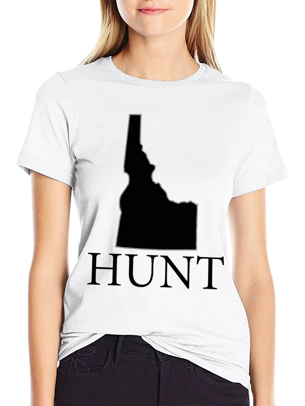 Idaho Hunt T-Shirt - State Outline Graphic Tee