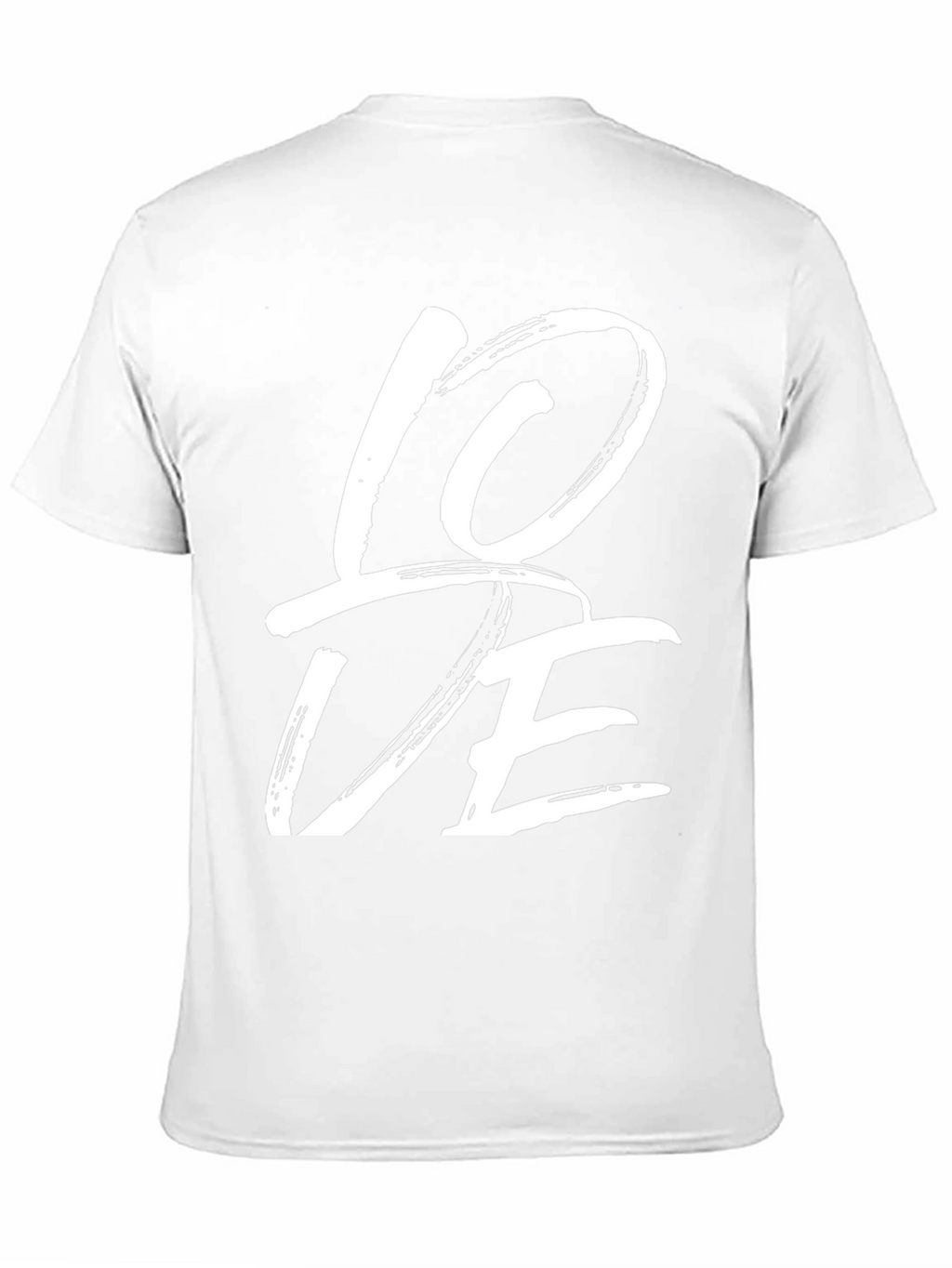LOVE Graphic Print T-Shirt - Casual Black Tee