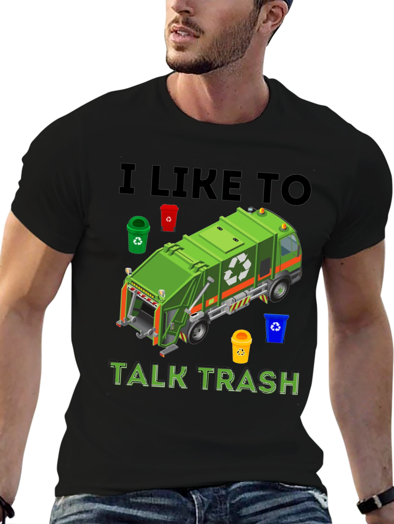I Like To Talk Trash Graphic Tee