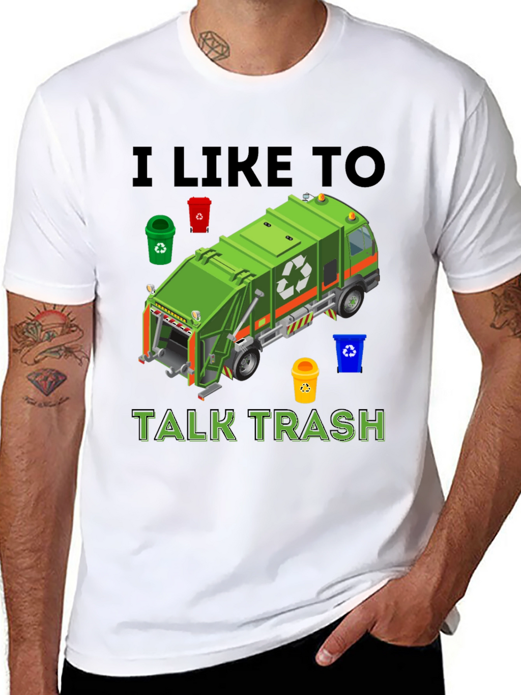 I Like To Talk Trash Graphic Tee