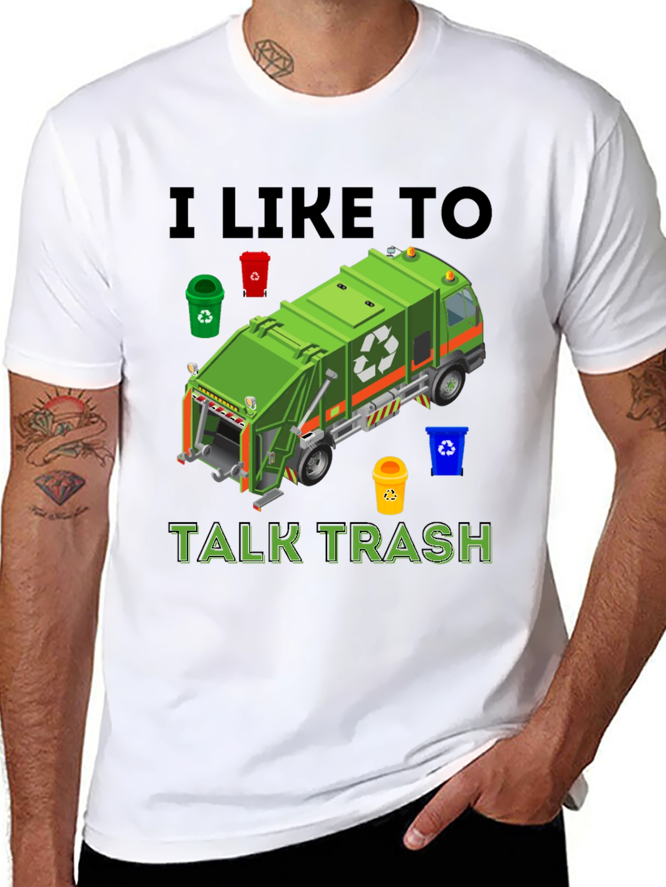 I Like To Talk Trash Graphic Tee