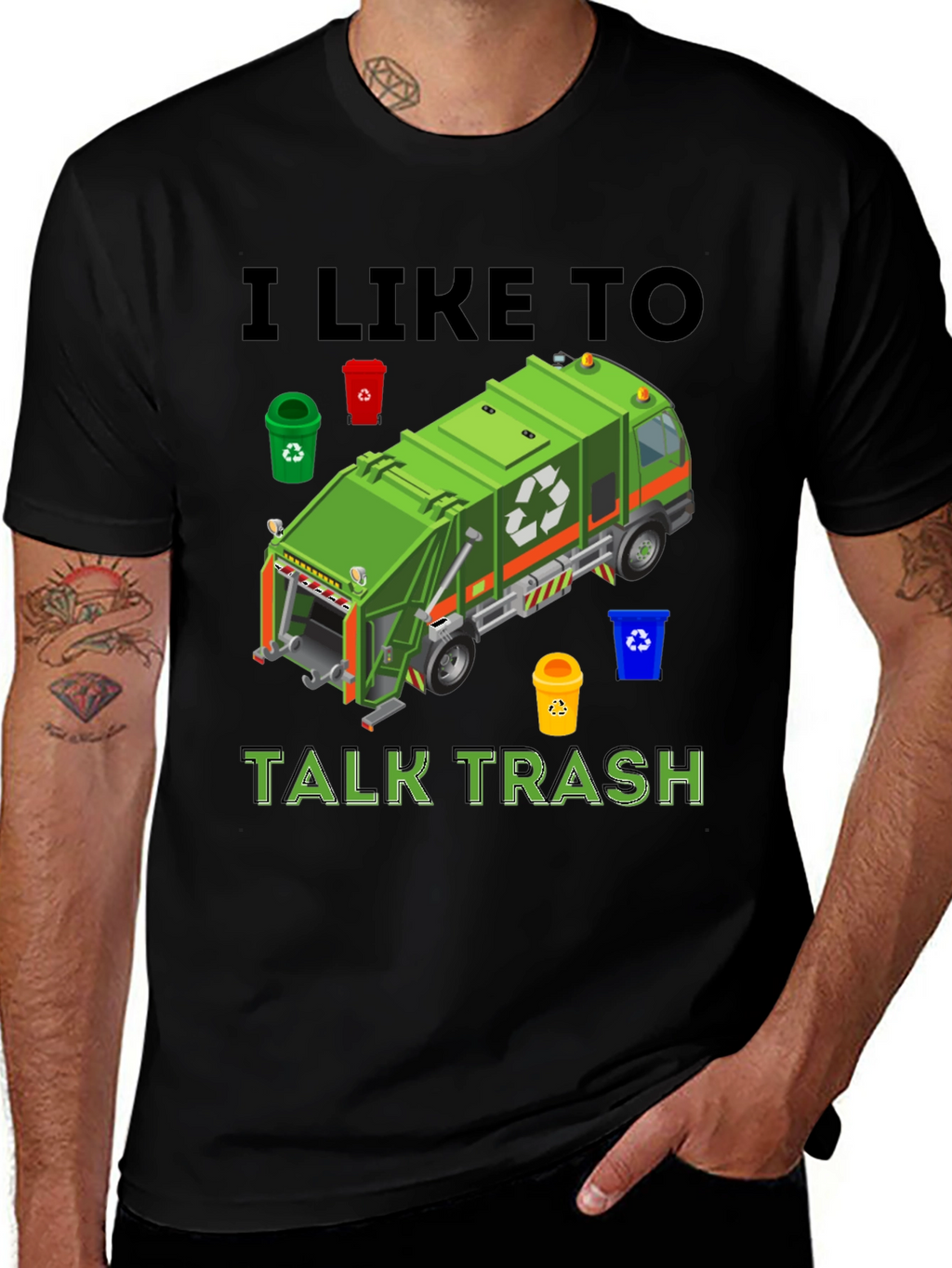 I Like To Talk Trash Graphic Tee