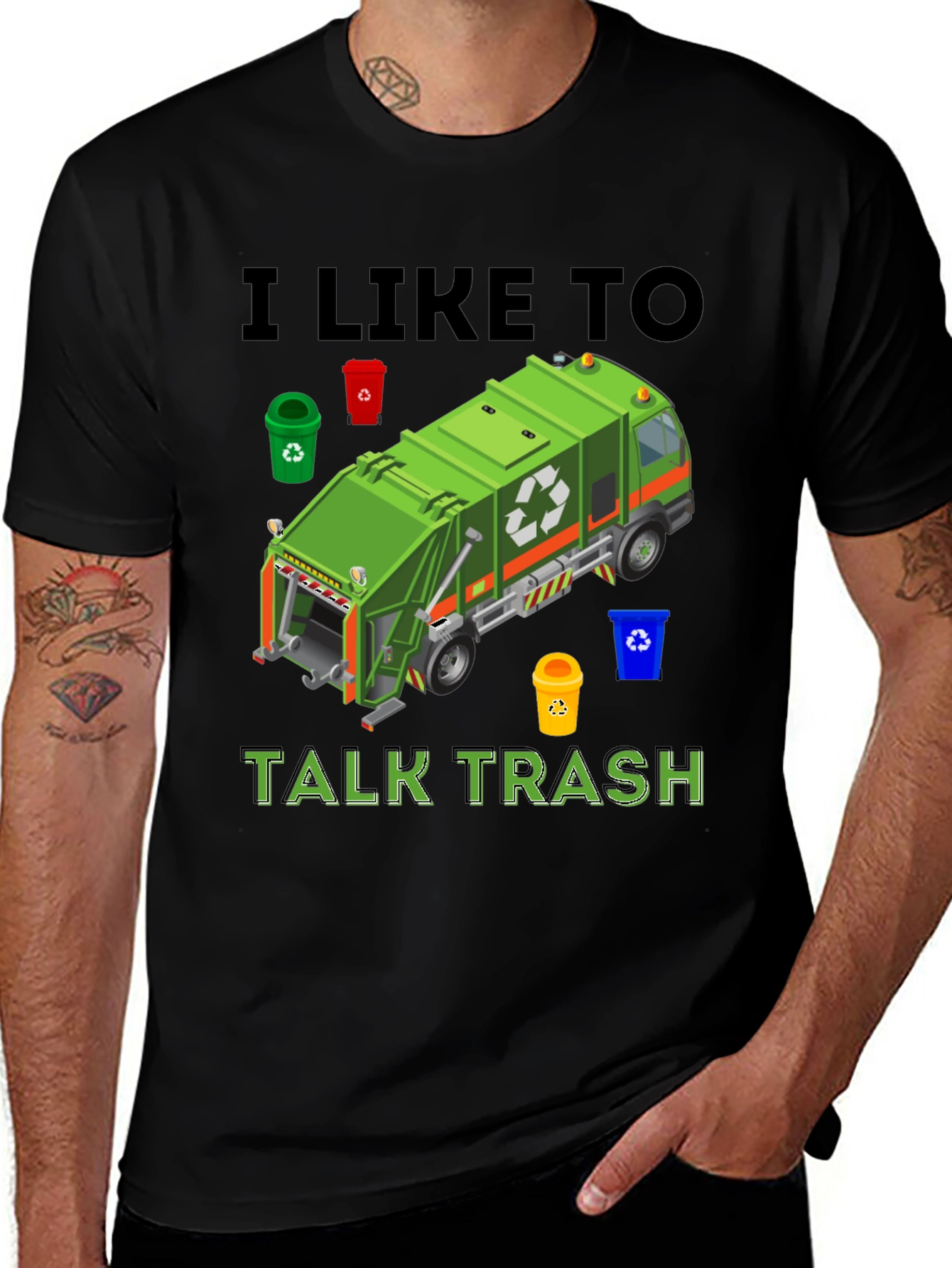 I Like To Talk Trash Graphic Tee