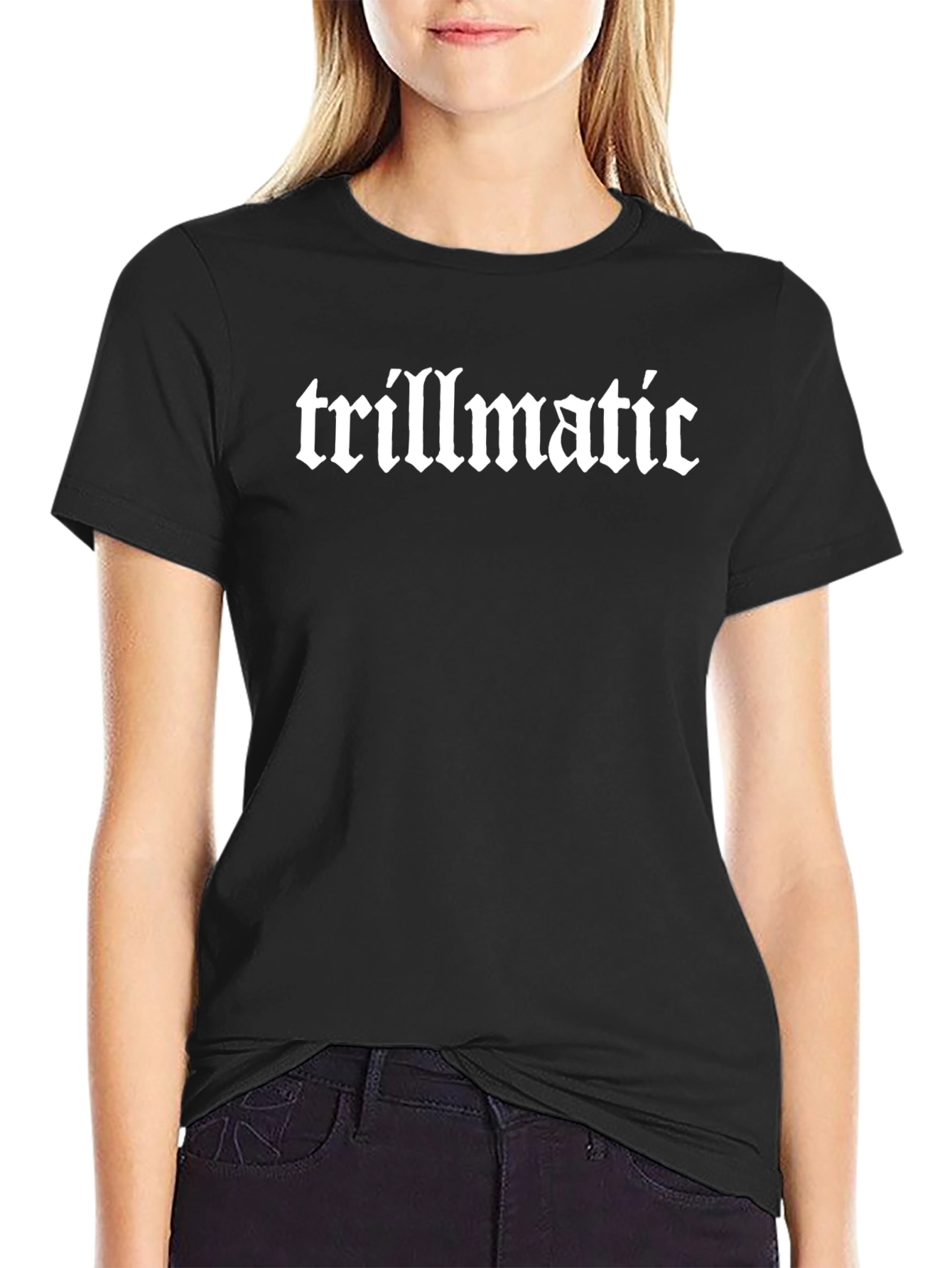 Trillmatic Black Graphic T-Shirt