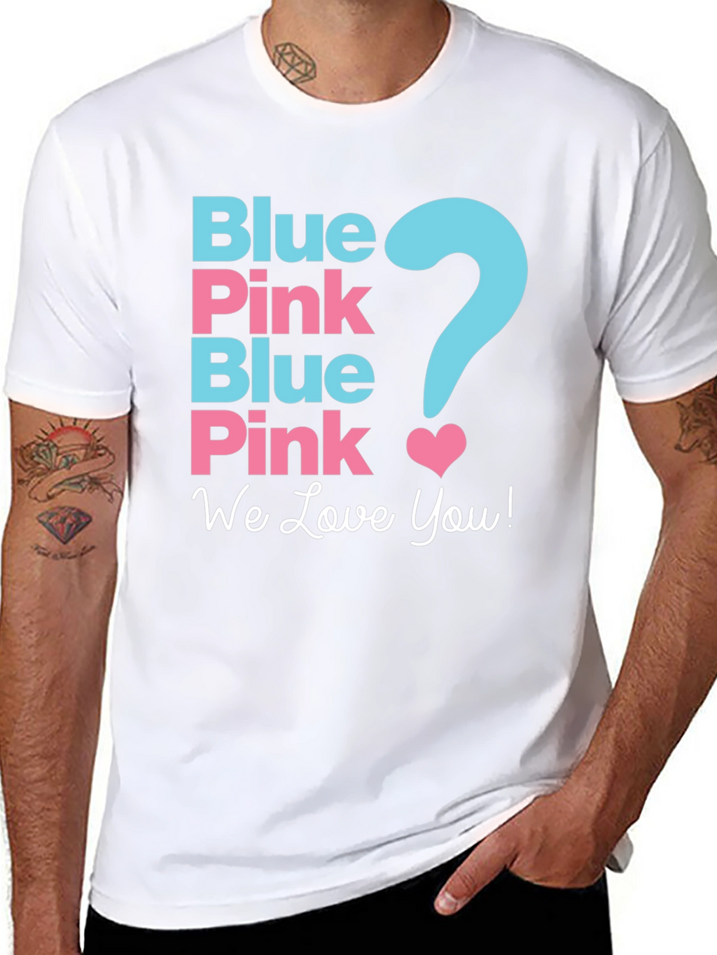 Gender Reveal Shirt - Blue or Pink?