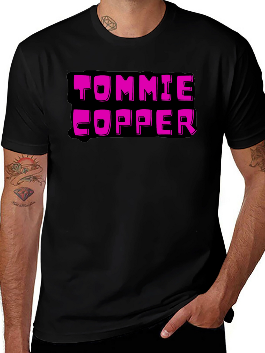 Tommie Copper Graphic Tee - Mens Black T-Shirt