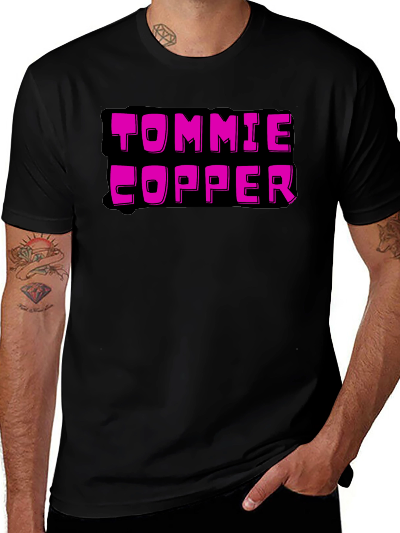 Tommie Copper Graphic Tee - Mens Black T-Shirt