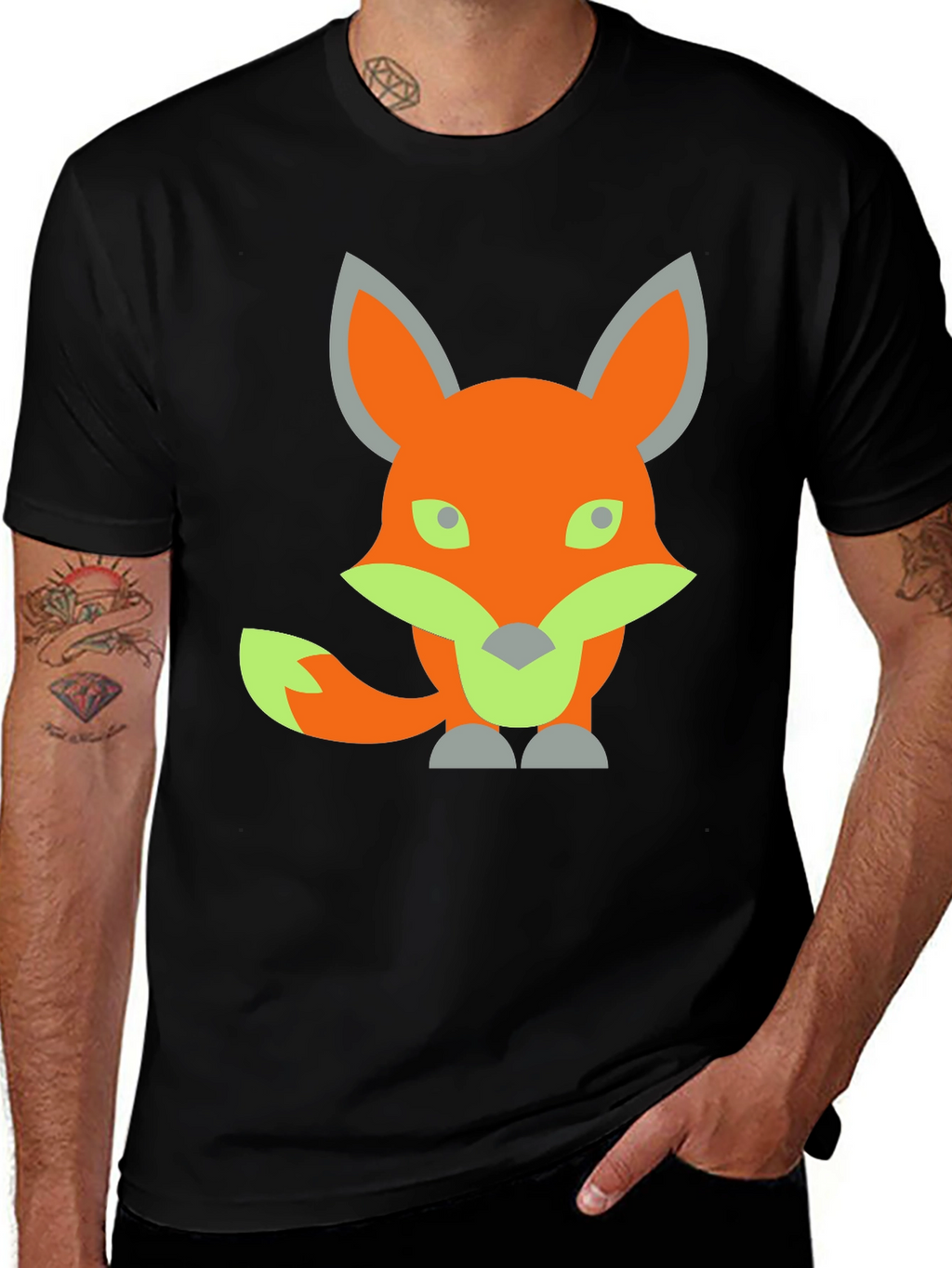 Fox Graphic T-Shirt - Funky and Fun!