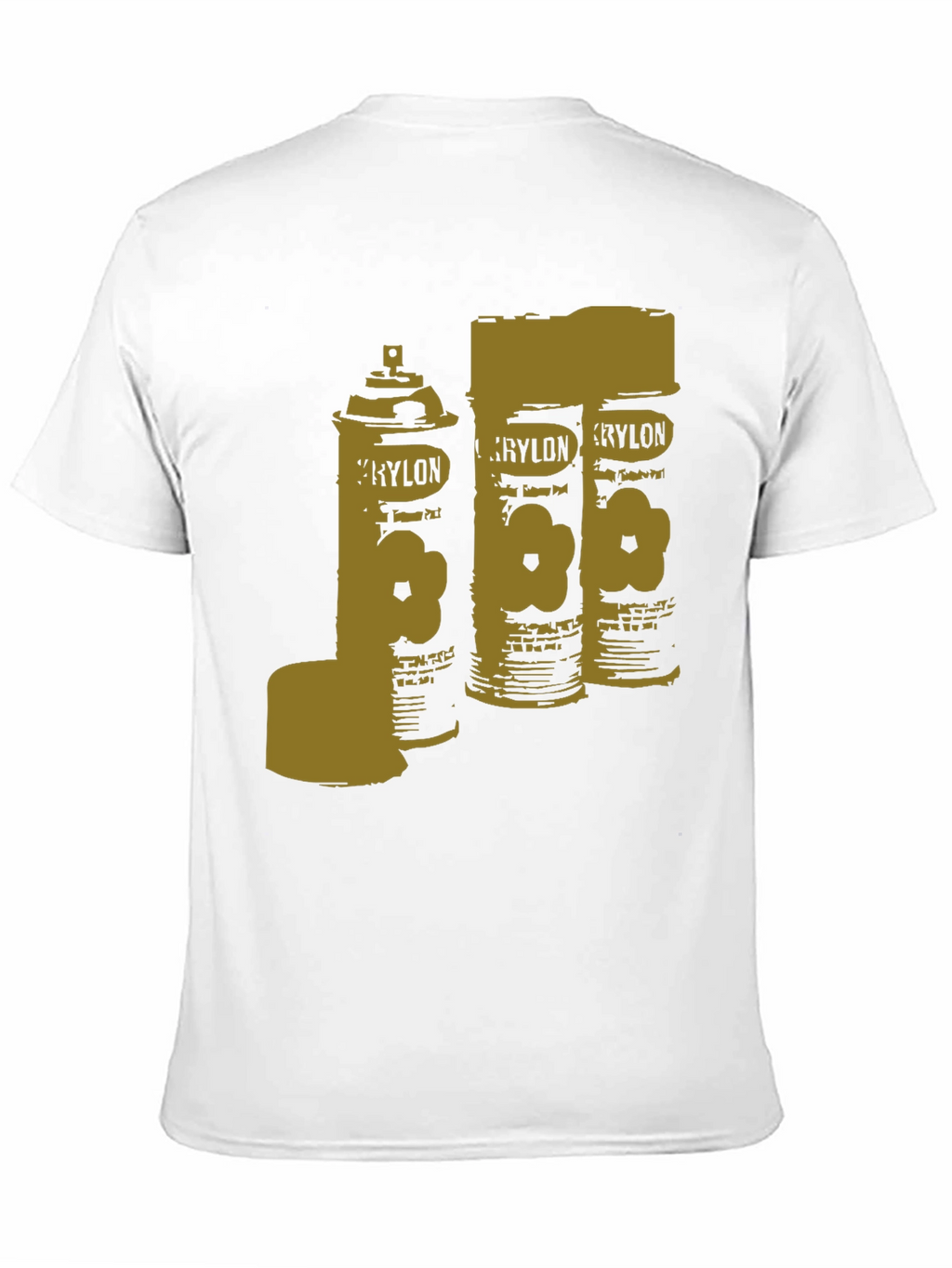 Krylon Spray Paint Can Art T-Shirt - Black