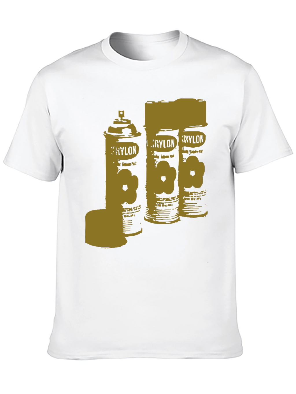 Krylon Spray Paint Can Art T-Shirt - Black