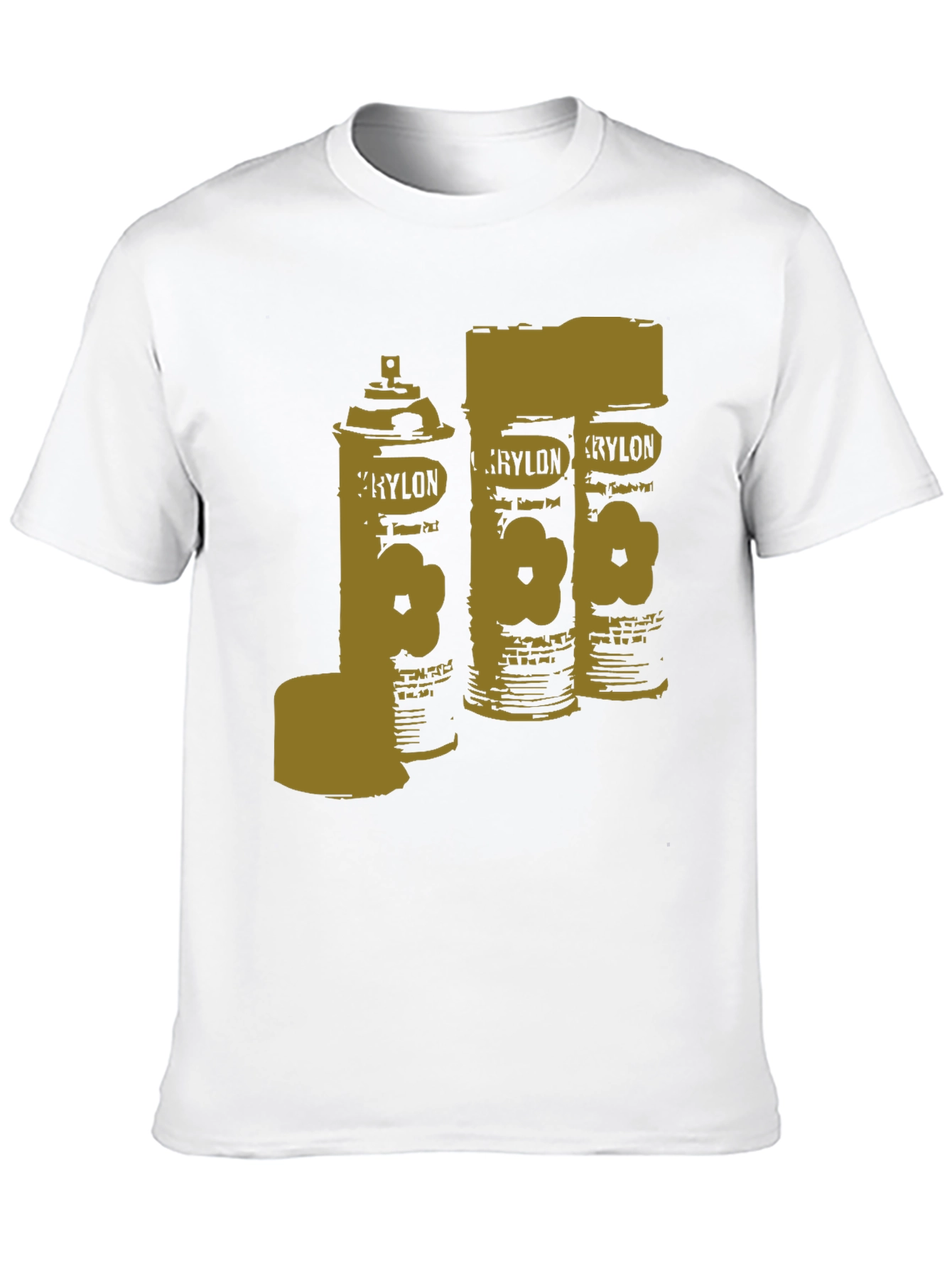 Krylon Spray Paint Can Art T-Shirt - Black