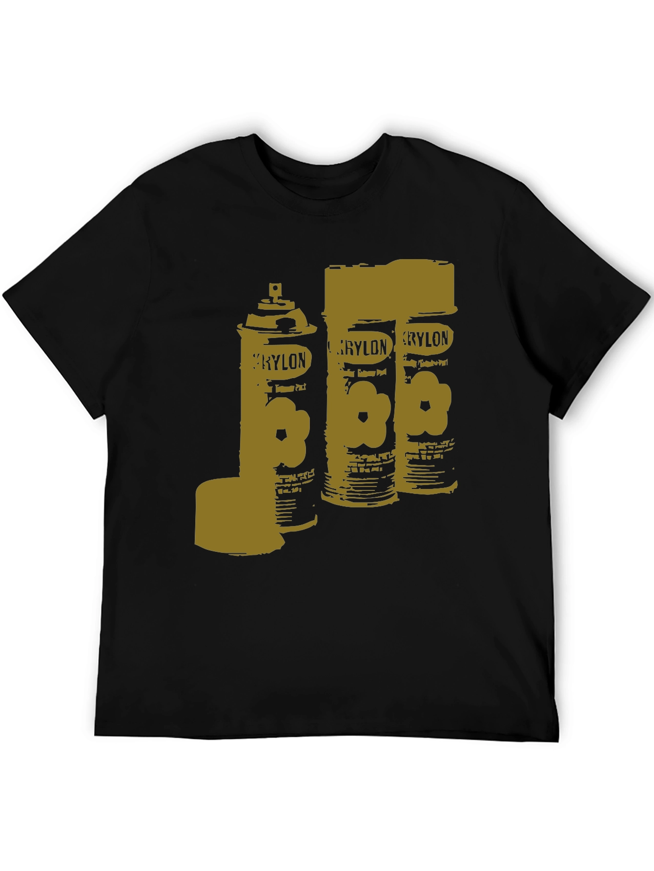 Krylon Spray Paint Can Art T-Shirt - Black