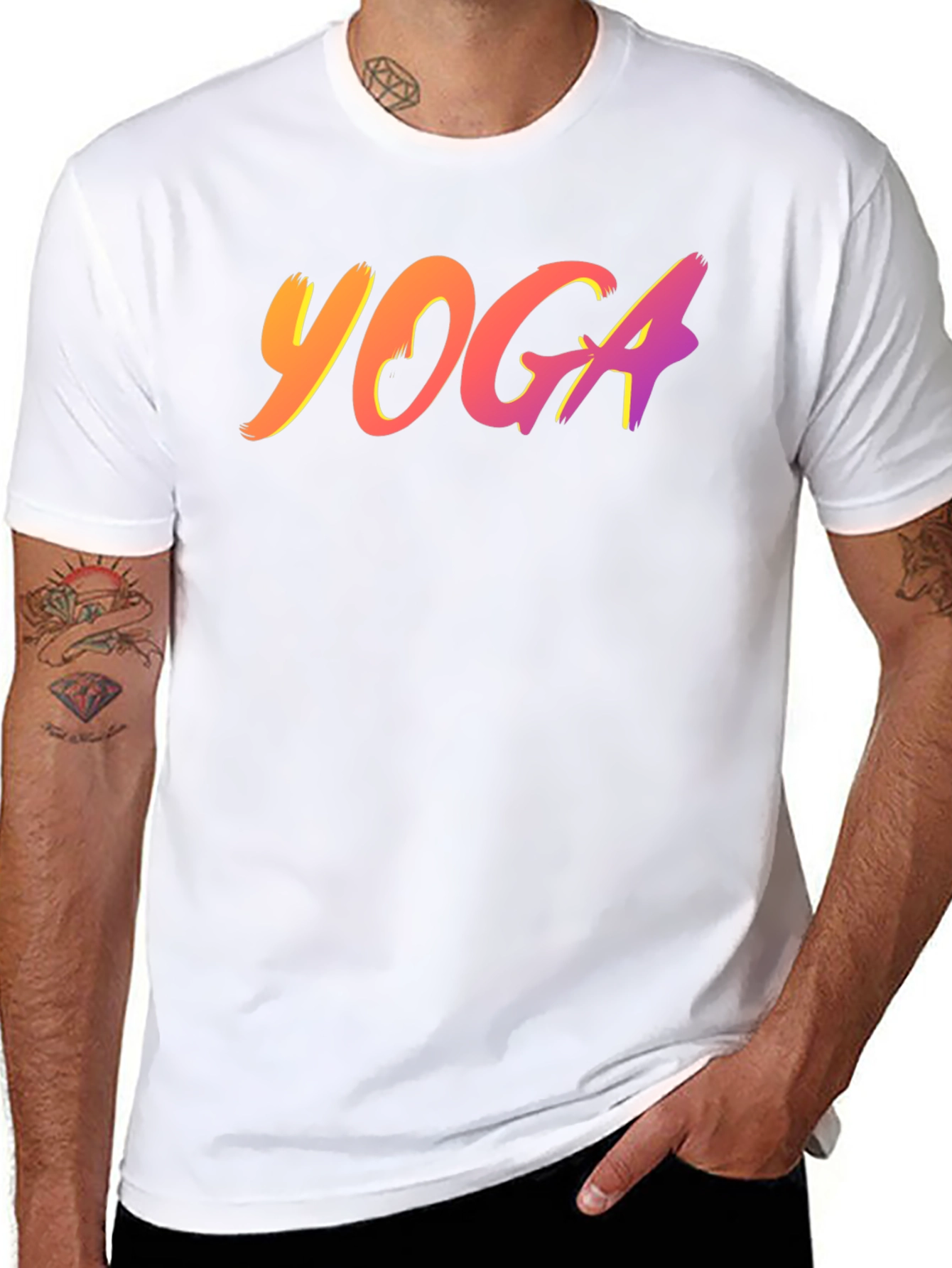 Yoga Tee - Gradient Design