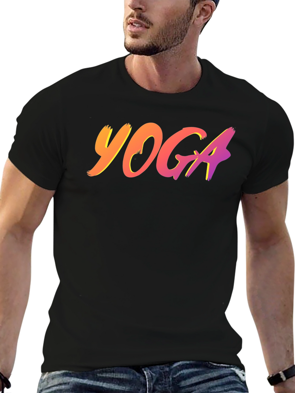 Yoga Tee - Gradient Design
