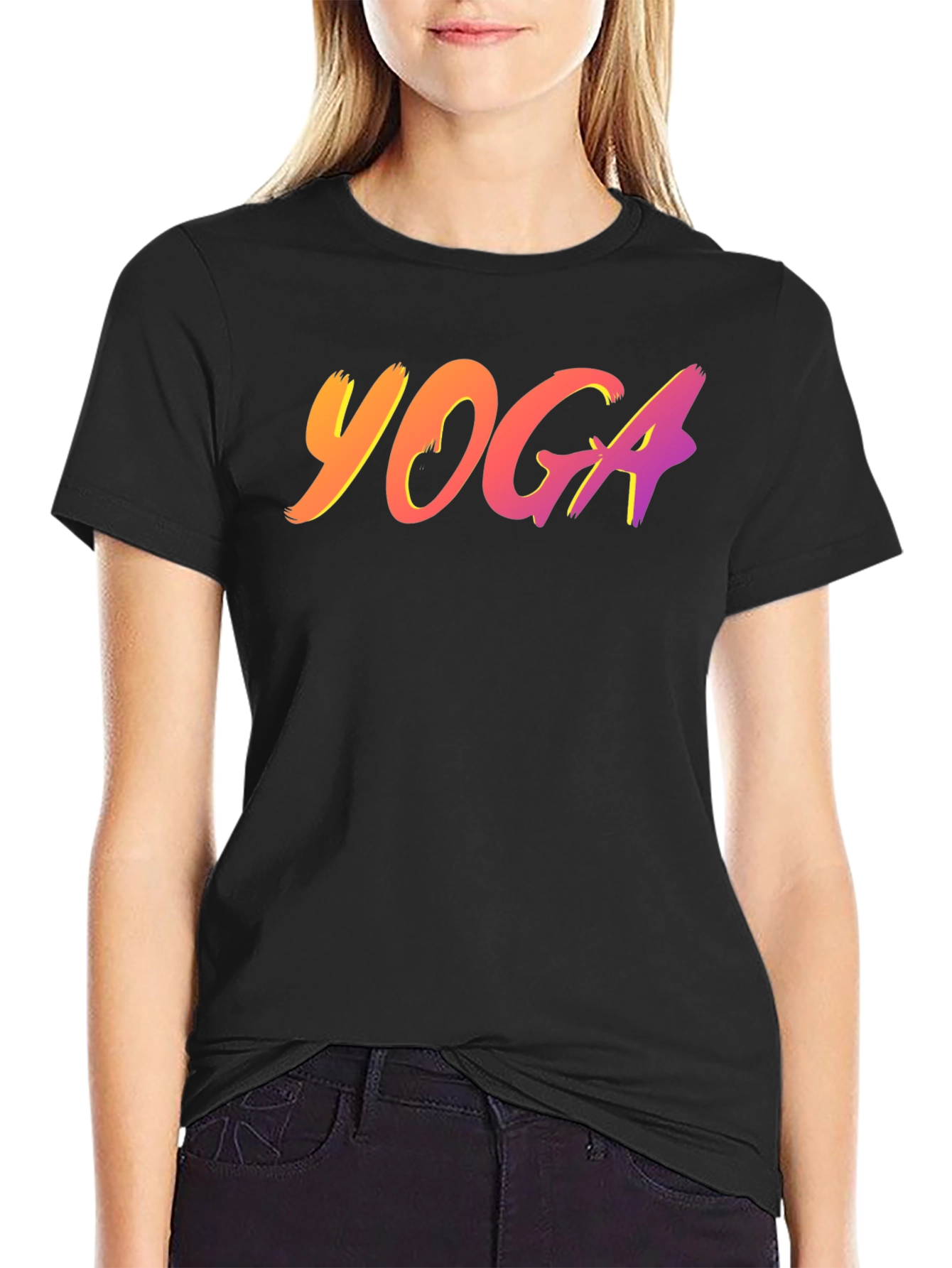 Yoga Tee - Gradient Design