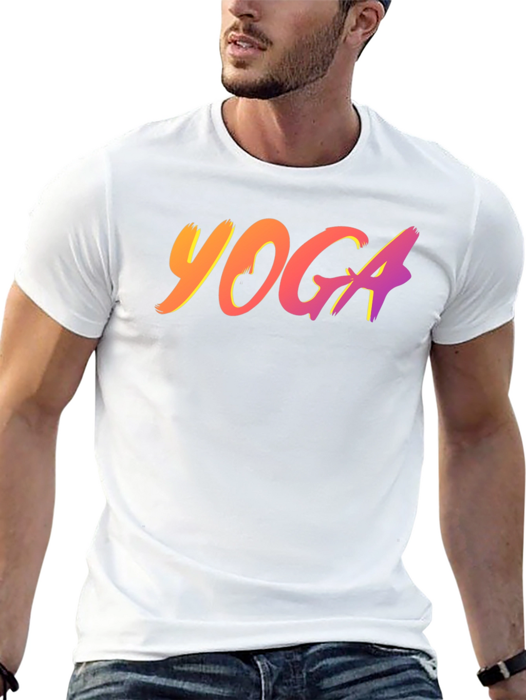 Yoga Tee - Gradient Design