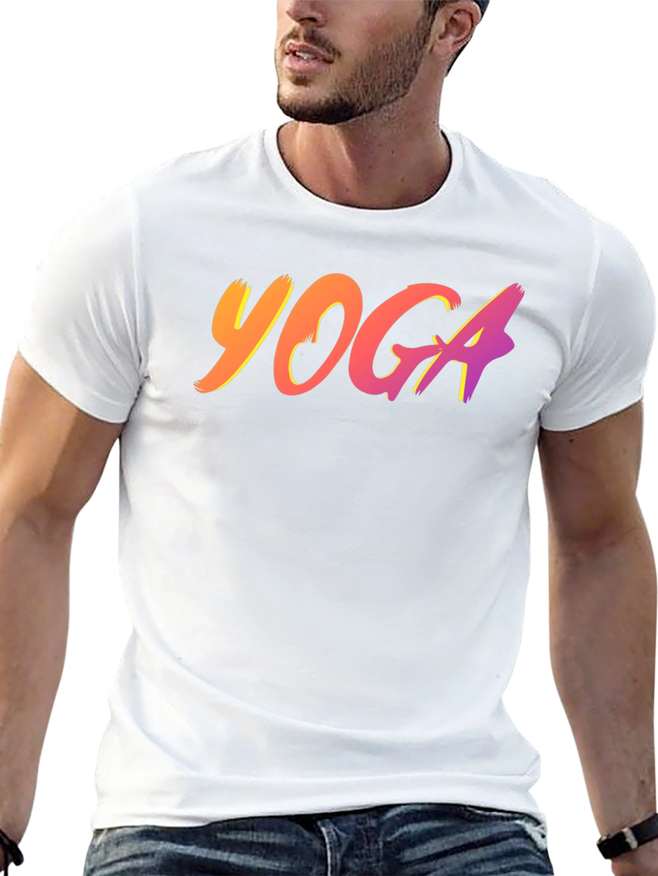 Yoga Tee - Gradient Design