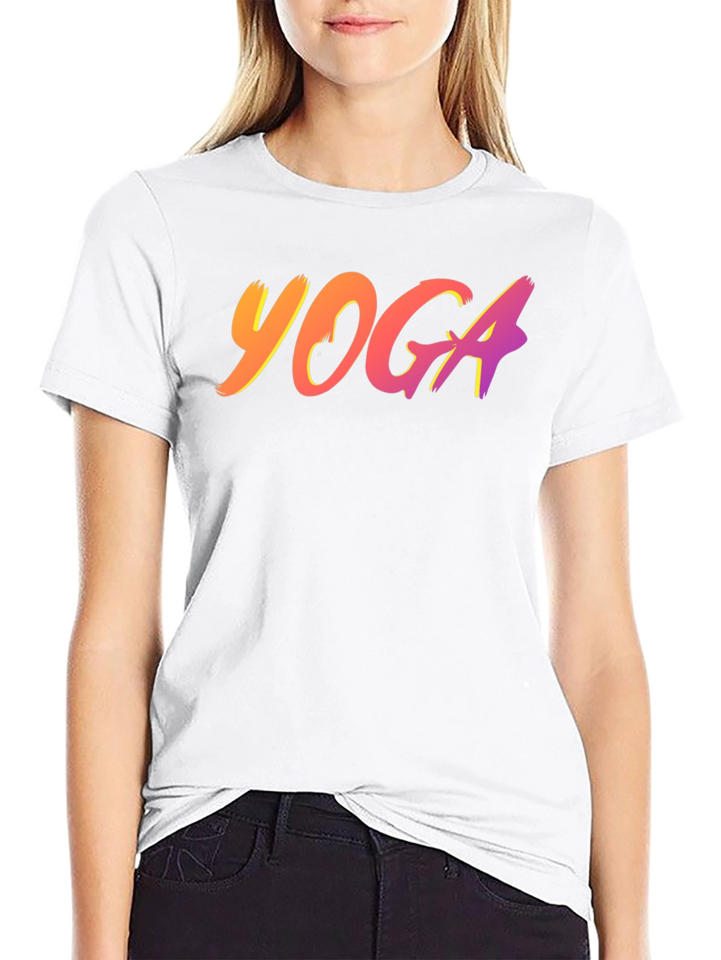 Yoga Tee - Gradient Design