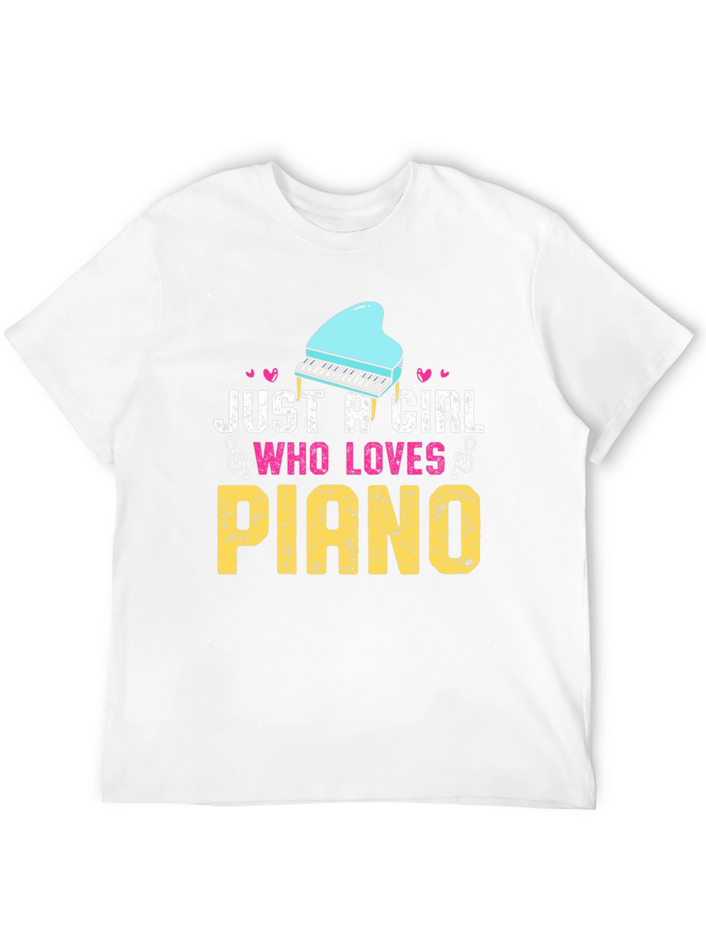 Just A Girl Who Loves Piano T-Shirt