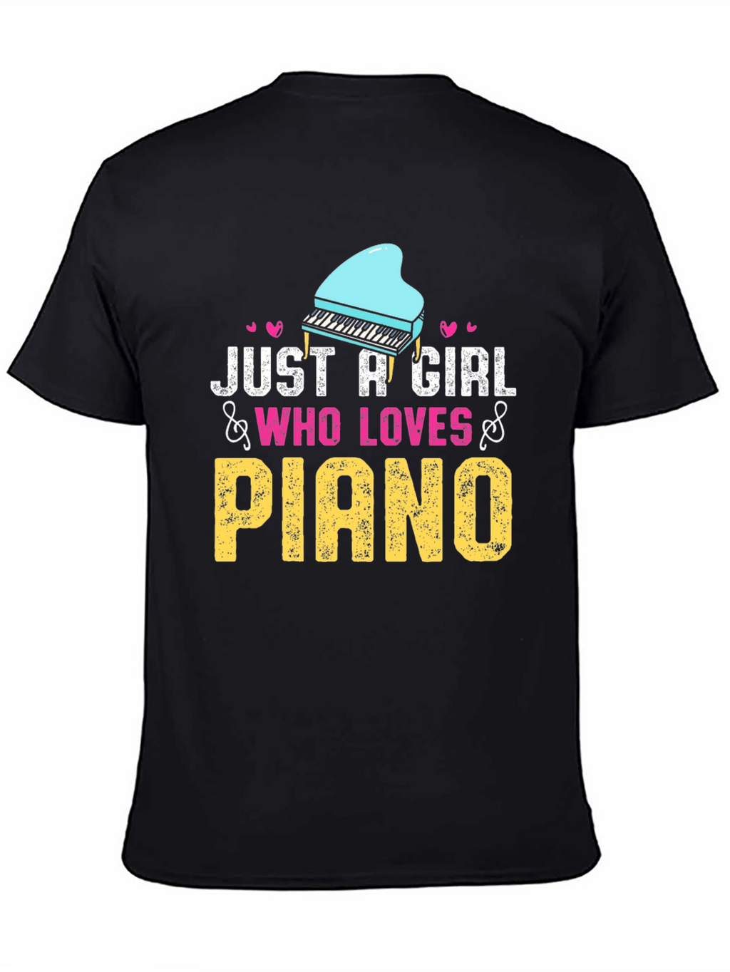 Just A Girl Who Loves Piano T-Shirt
