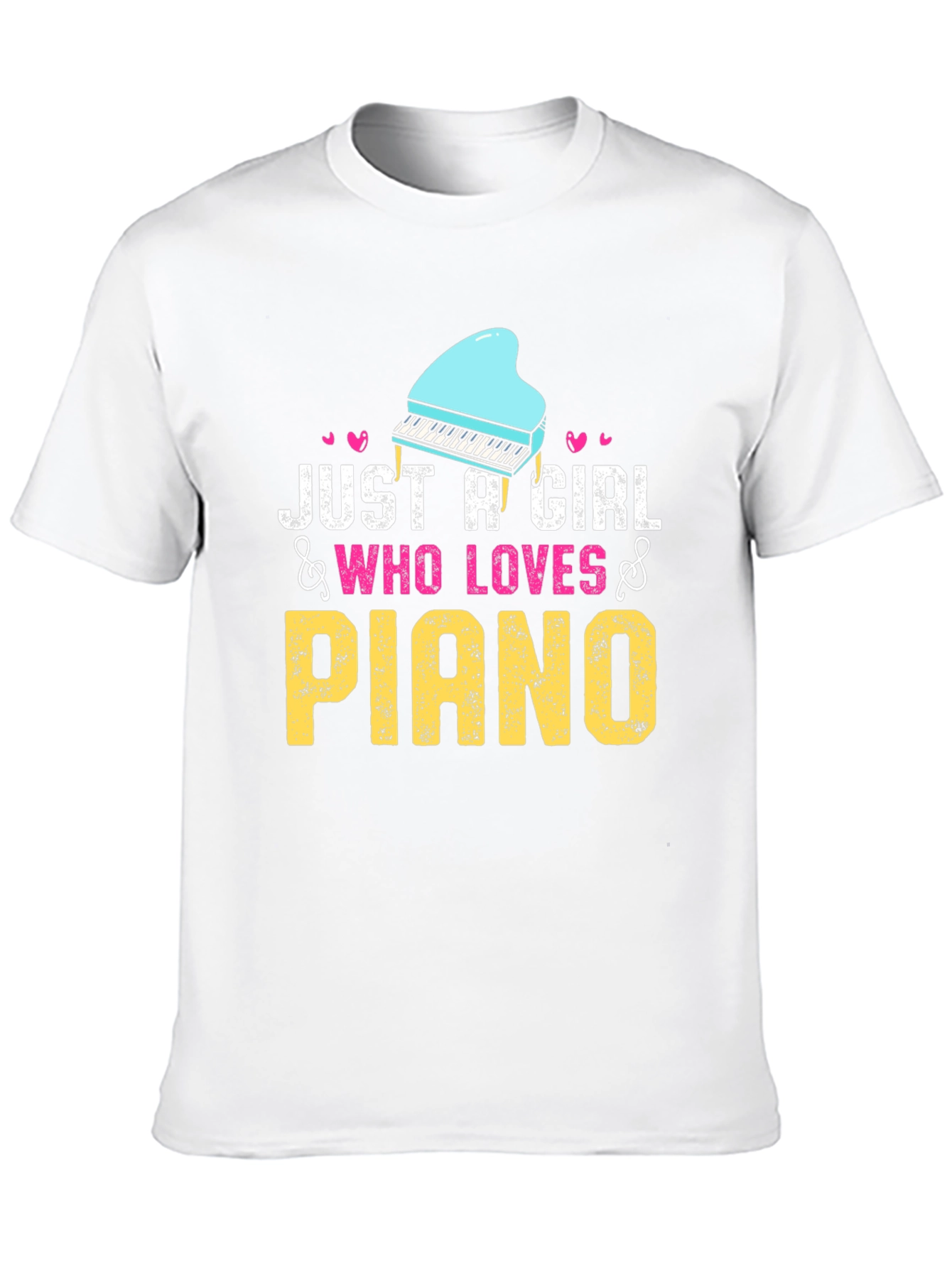 Just A Girl Who Loves Piano T-Shirt