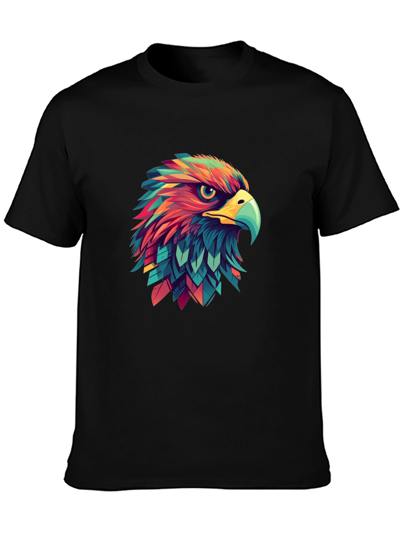 Bold Eagle Graphic Tee - Unique Colorful Design