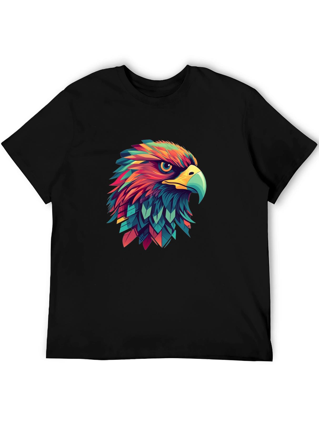 Bold Eagle Graphic Tee - Unique Colorful Design